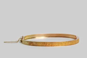 1970s Bjrn Weckstrm Hinged Bangle Bracelet