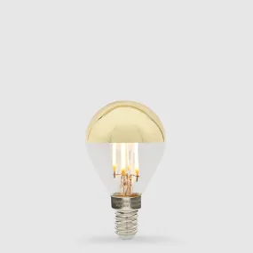 4W Fancy Round Gold Crown LED Bulb E14