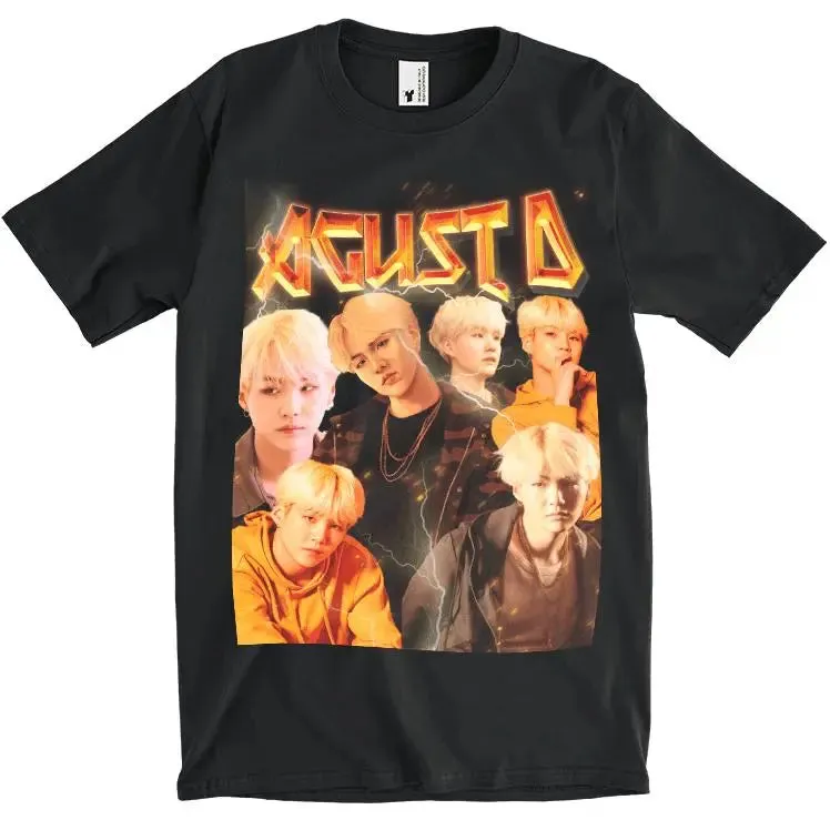 Agust Suga BTS Min Yoongi Tee - Black