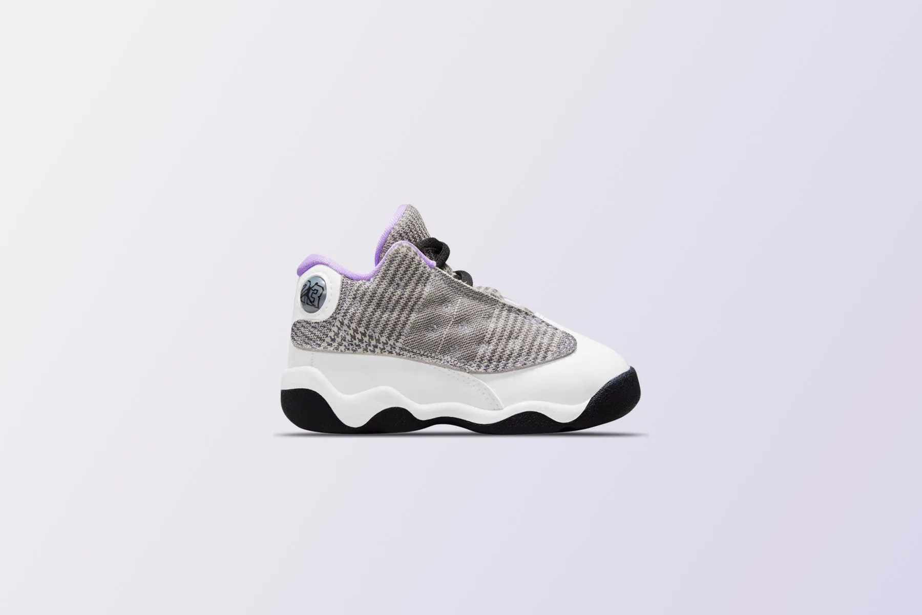 Air Jordan 13 Retro (TD) - Black/Lilac/White/Metallic Silver