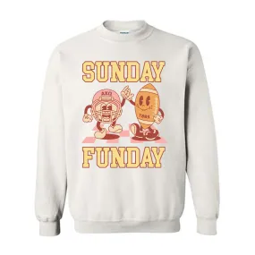 Alpha Chi Omega Sunday Funday Crewneck Sweatshirt