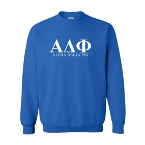 Alpha Delta Phi Greek Letters Sweatshirt