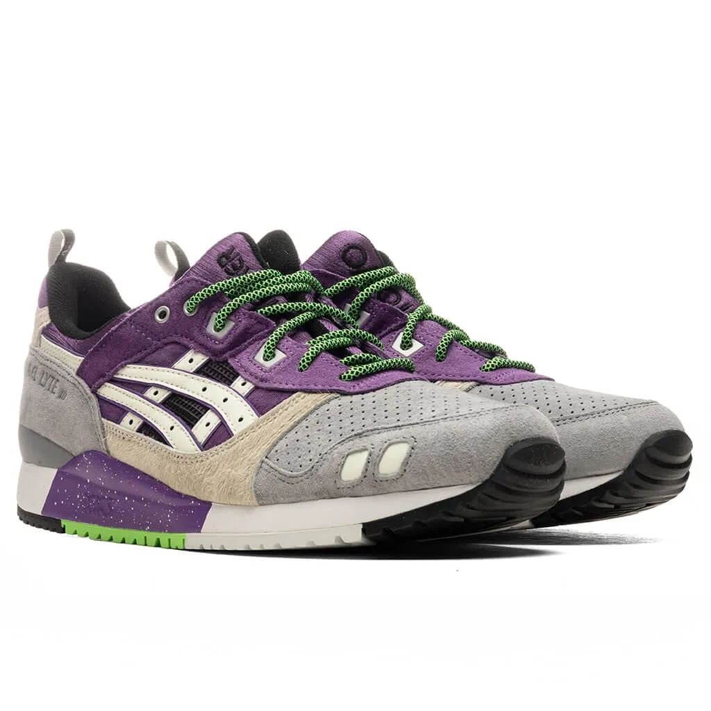 Asics x Sneaker Freaker x Atmos Asics Gel-Lyte III OG - Sheet Rock/Gentry Purple