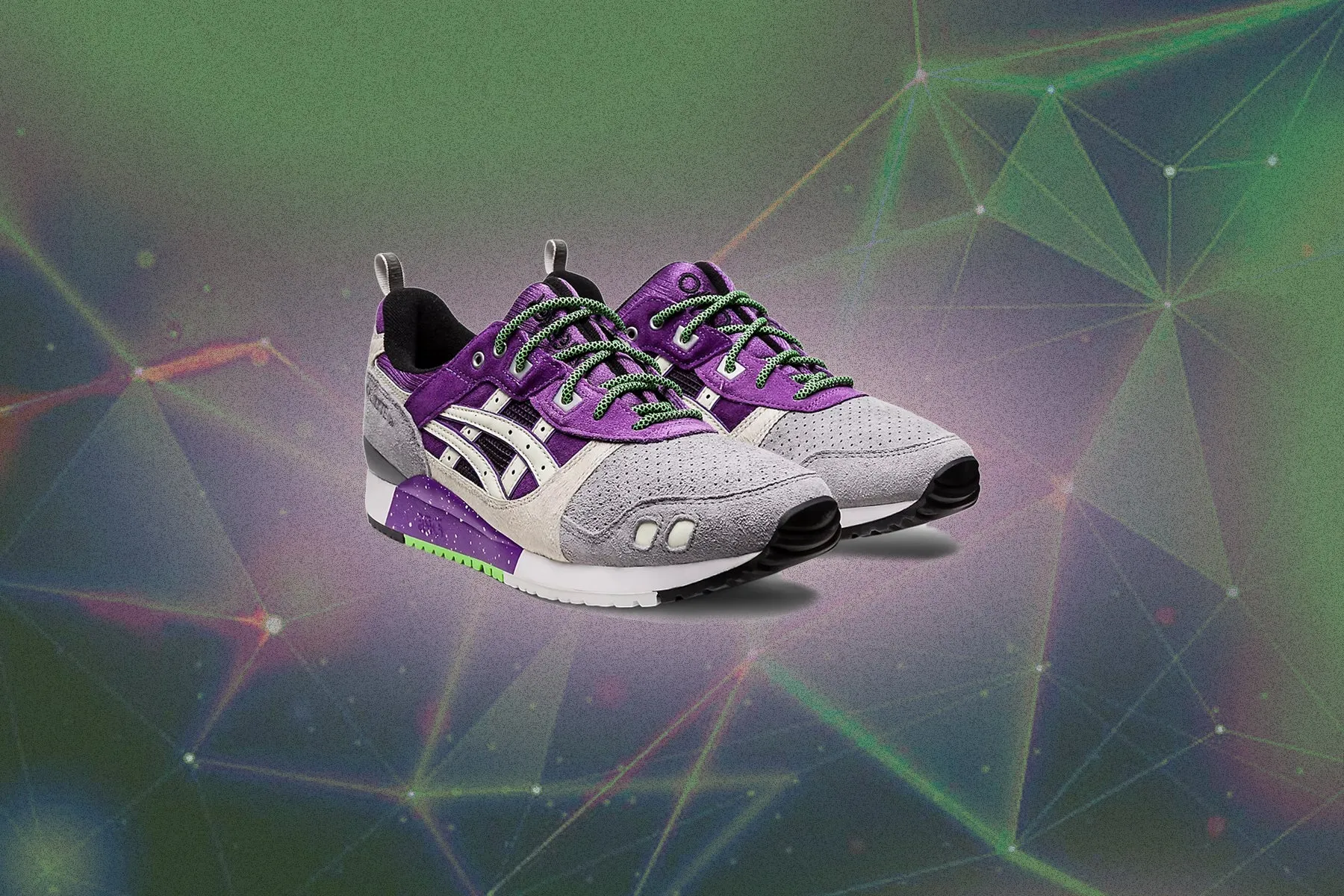 Asics x Sneaker Freaker x Atmos Asics Gel-Lyte III OG - Sheet Rock/Gentry Purple