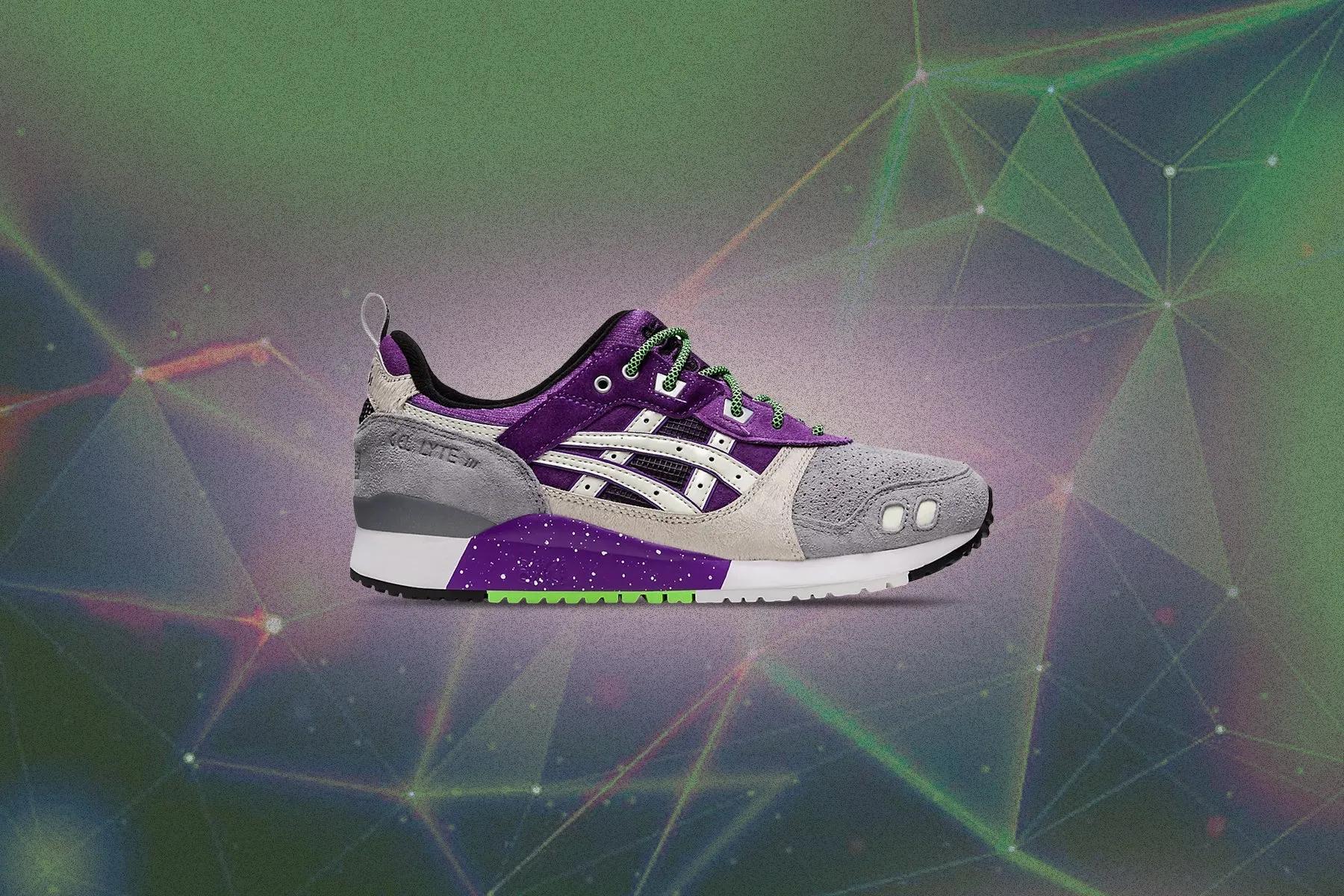 Asics x Sneaker Freaker x Atmos Asics Gel-Lyte III OG - Sheet Rock/Gentry Purple