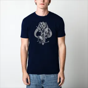 Axe Woves, The Armorer and Bo Katan with Mythosaur Navy Tee