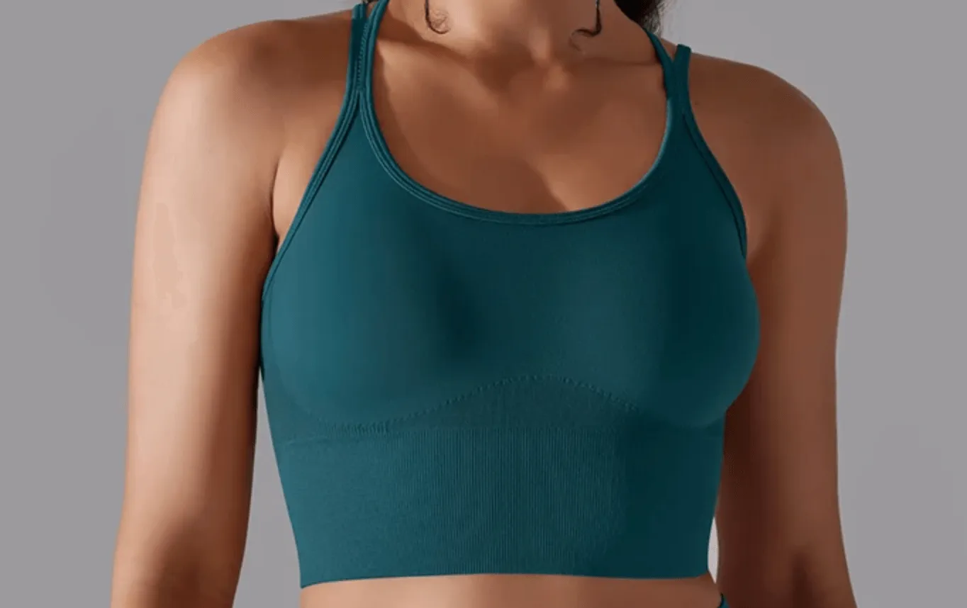 B-ACTIVE DURABLE NYLON SPANDEX SPORTS BRA