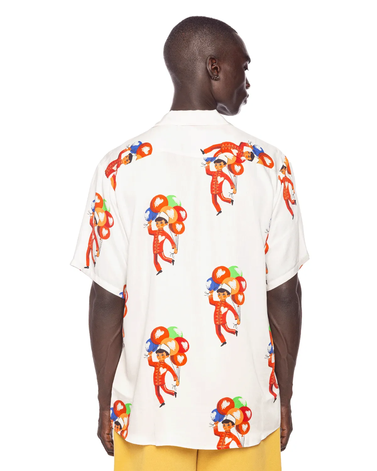 Balloon Boy S/S Shirt White