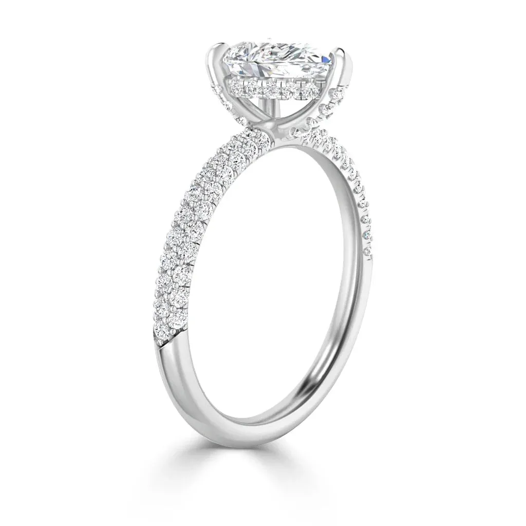 Bethany - 18ct White Gold - Pear