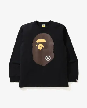 Big Ape Head L/S Tee Black