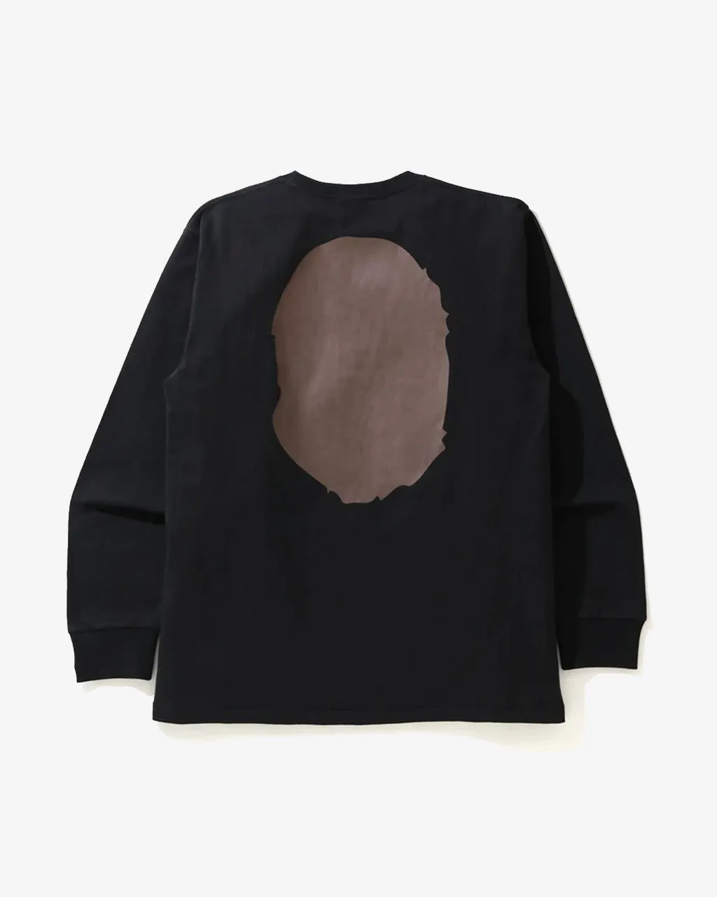 Big Ape Head L/S Tee Black