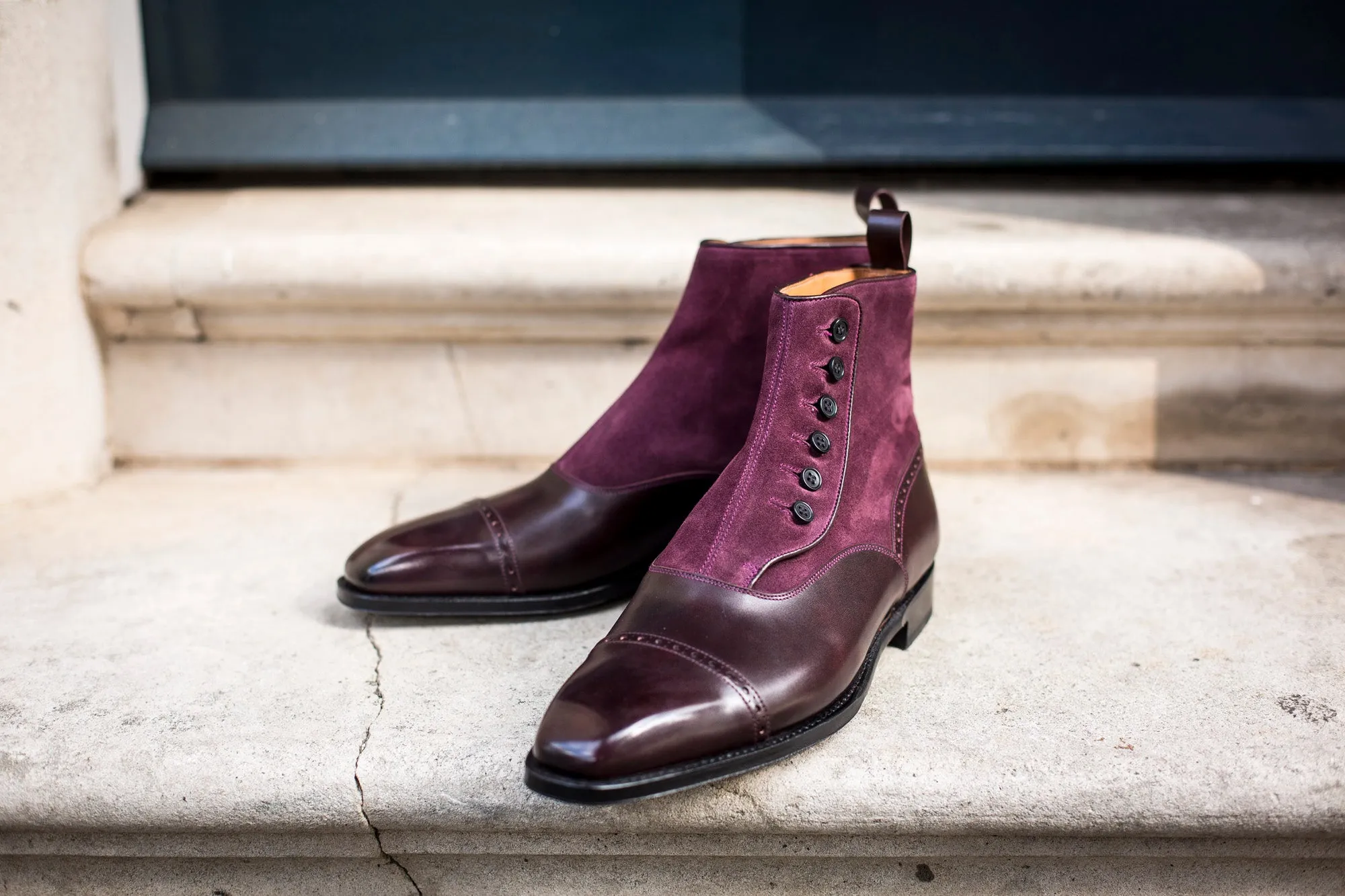 Blue Ridge - MTO - Plum Museum Calf / Regal Purple Suede - MGF Last - Single Leather Sole