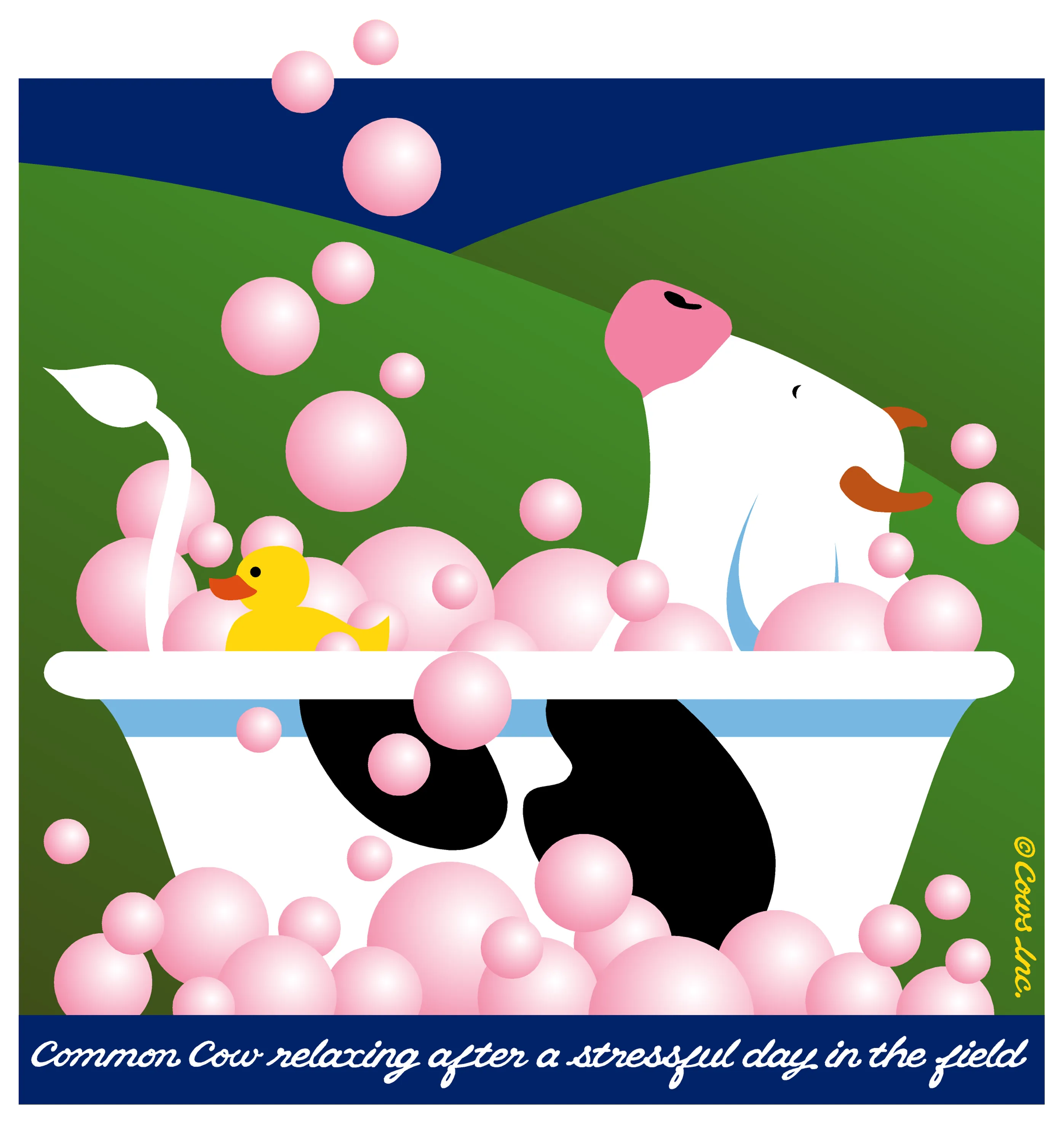 Bubble Bath COWS Classic T