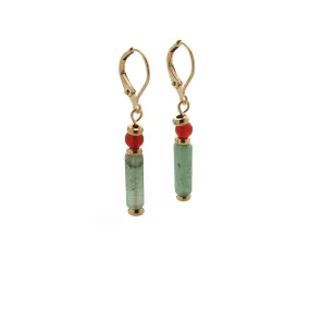 Cleopatra Aventurine Earrings