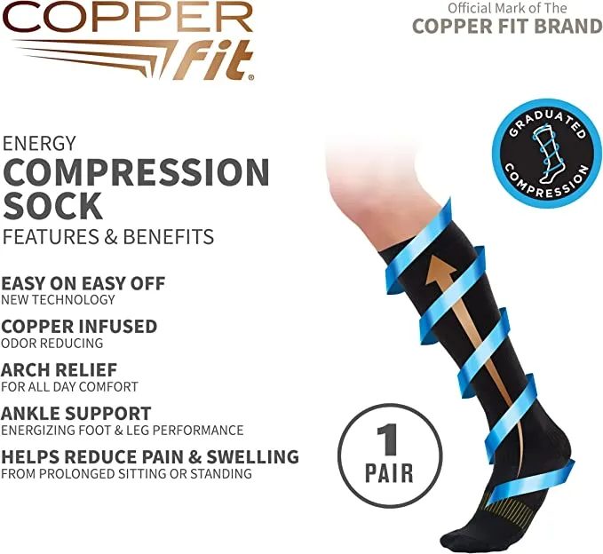 Copper Fit Energy Compression Socks