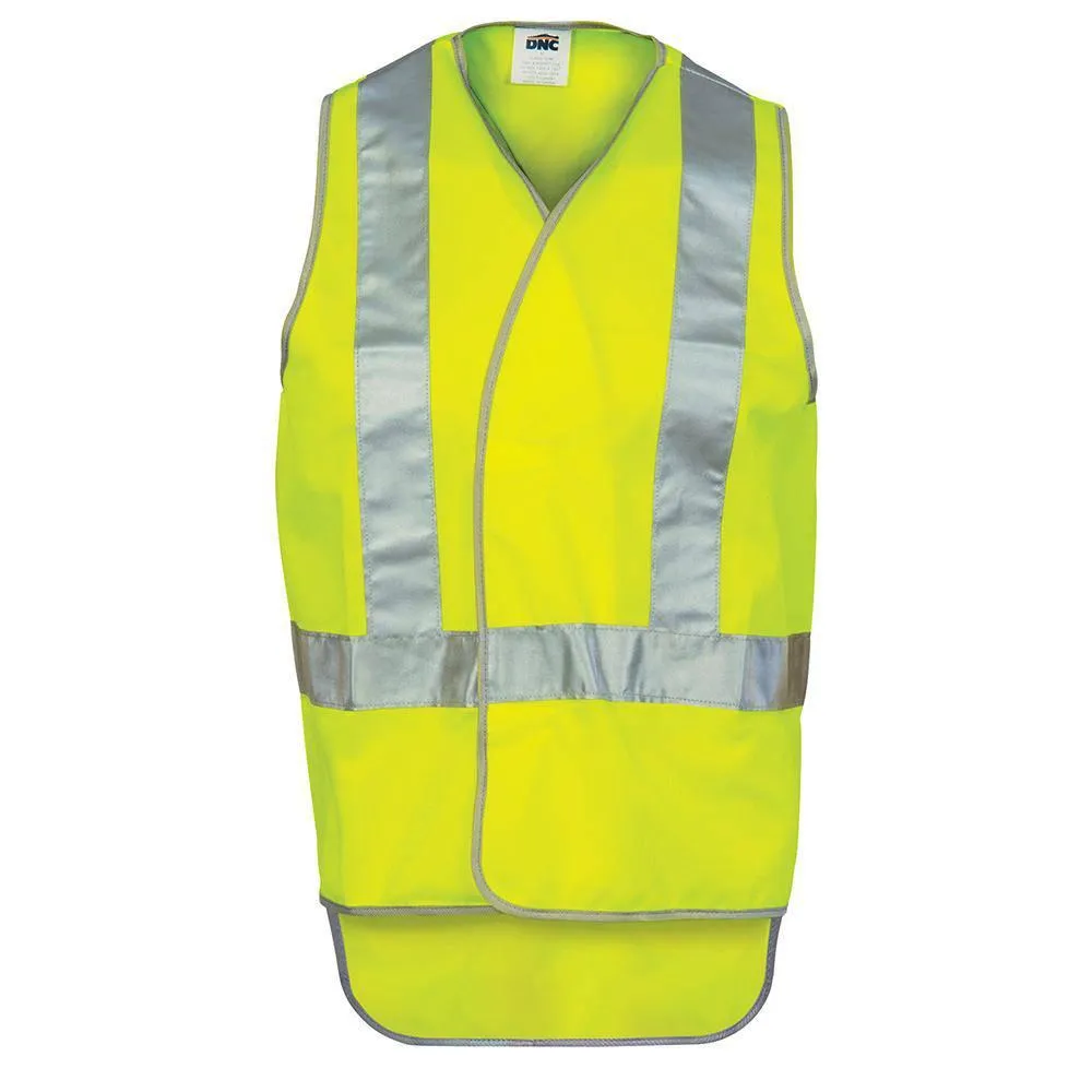 Cross Back Safety Vests with Tail