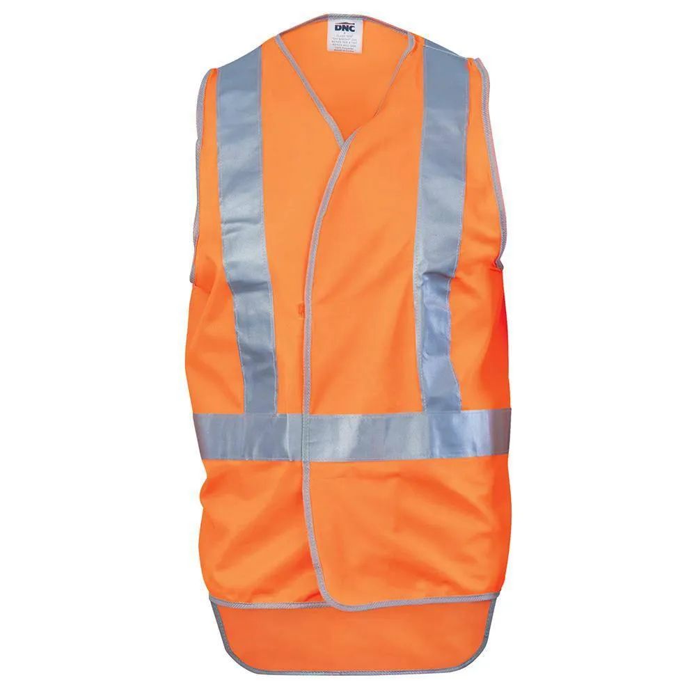 Cross Back Safety Vests with Tail