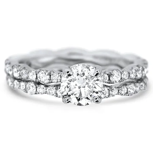 Diamond Eternity Wedding Set