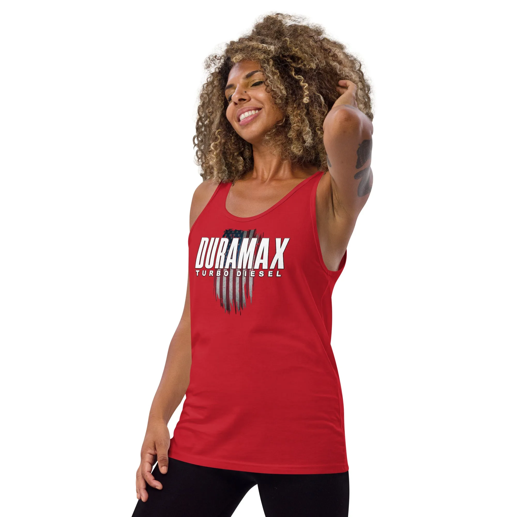 Duramax Men's Tank Top With Patriotic Design