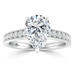 Emma - 18ct White Gold - Pear