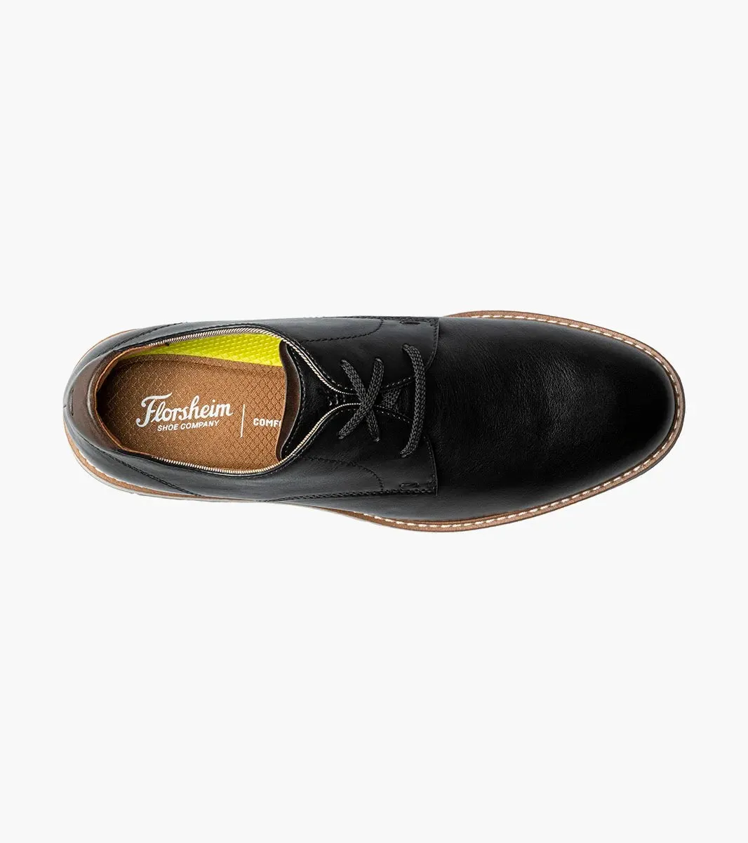 'Florsheim' Men's Vibe Plain Toe Oxford - Black Multi