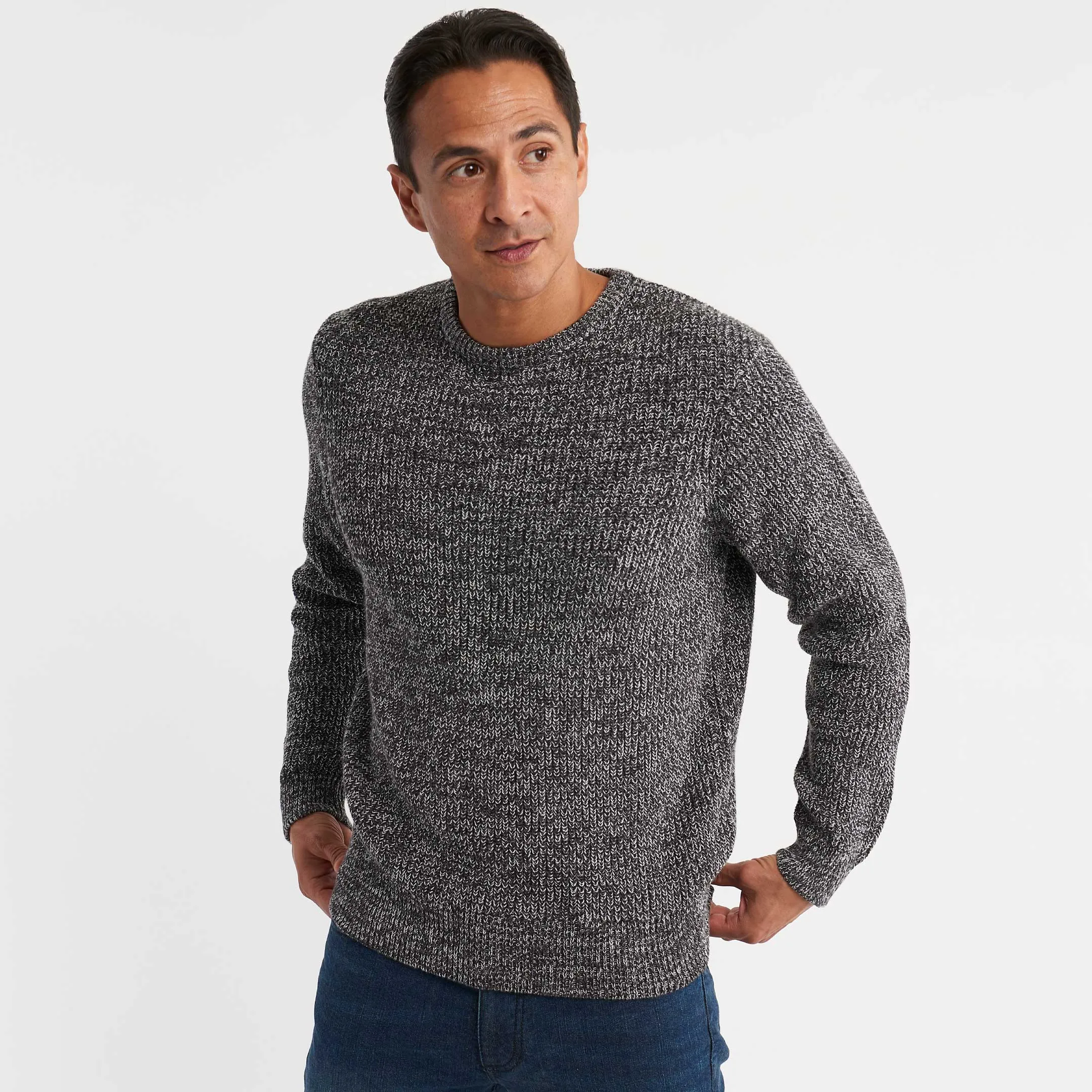 Fog Grey Knit Sweater