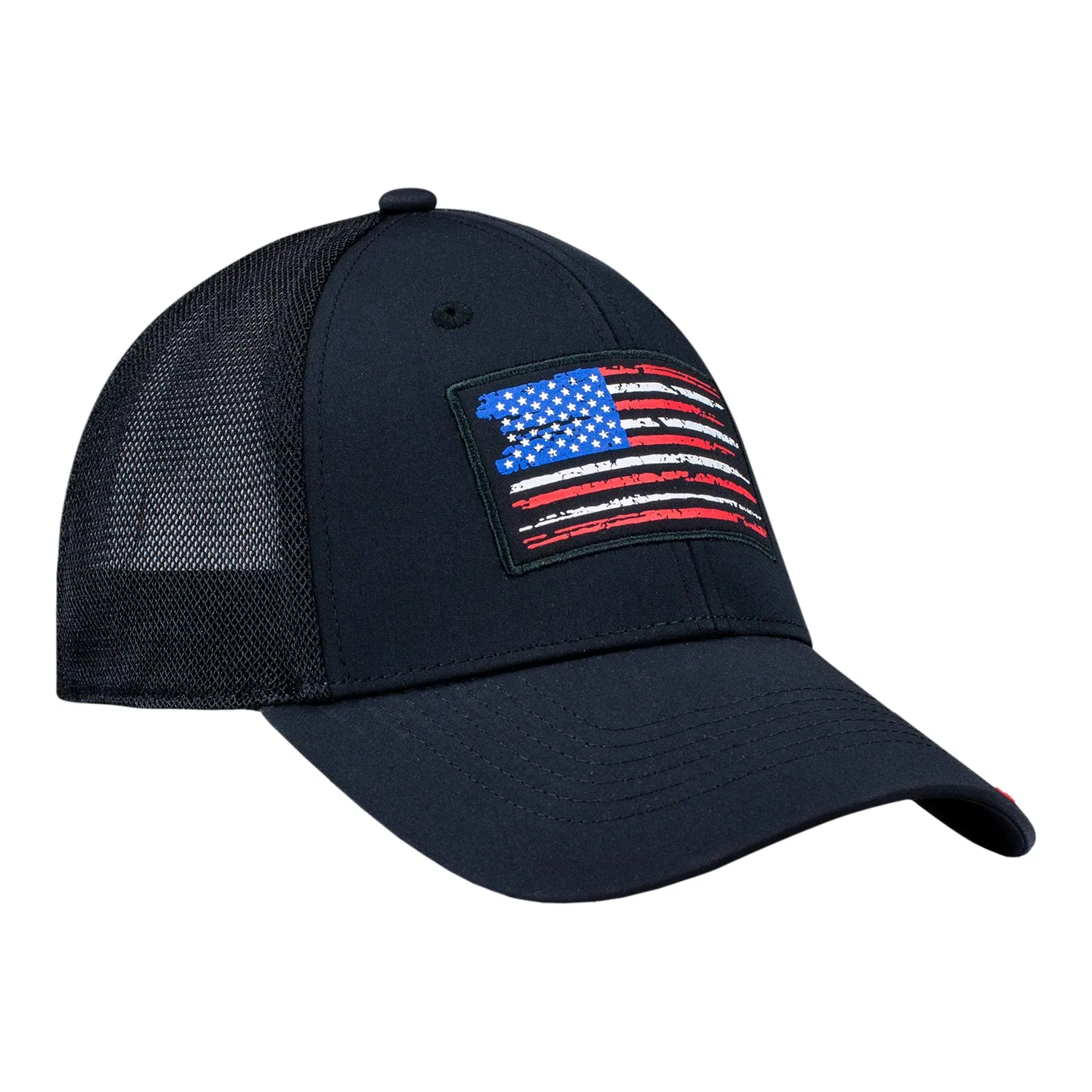 John Force Flag Mesh Hat