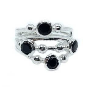 Kajel Black Onyx Gemstone Ring