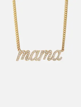 Mama Large La Firma Diamond Necklace