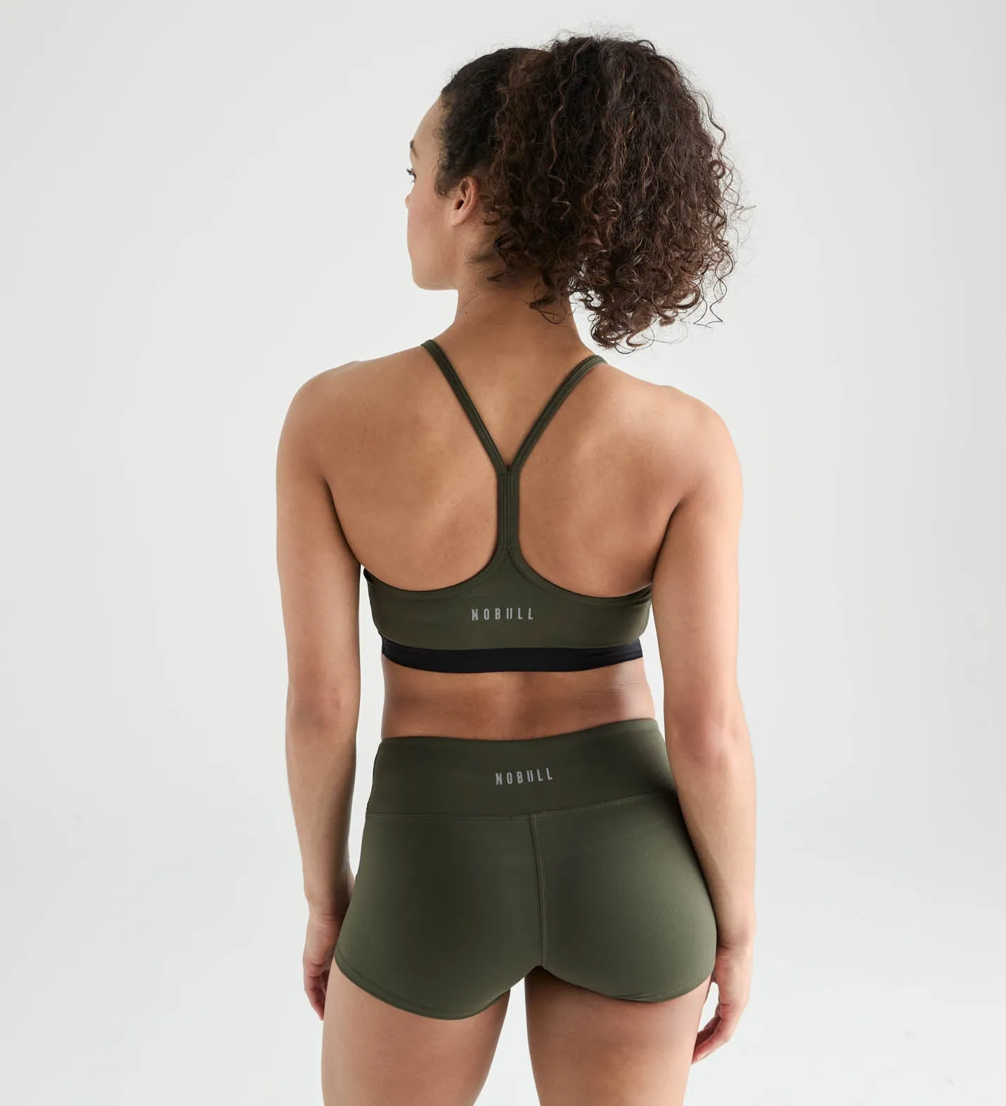 Matte V-Neck Sports Bra