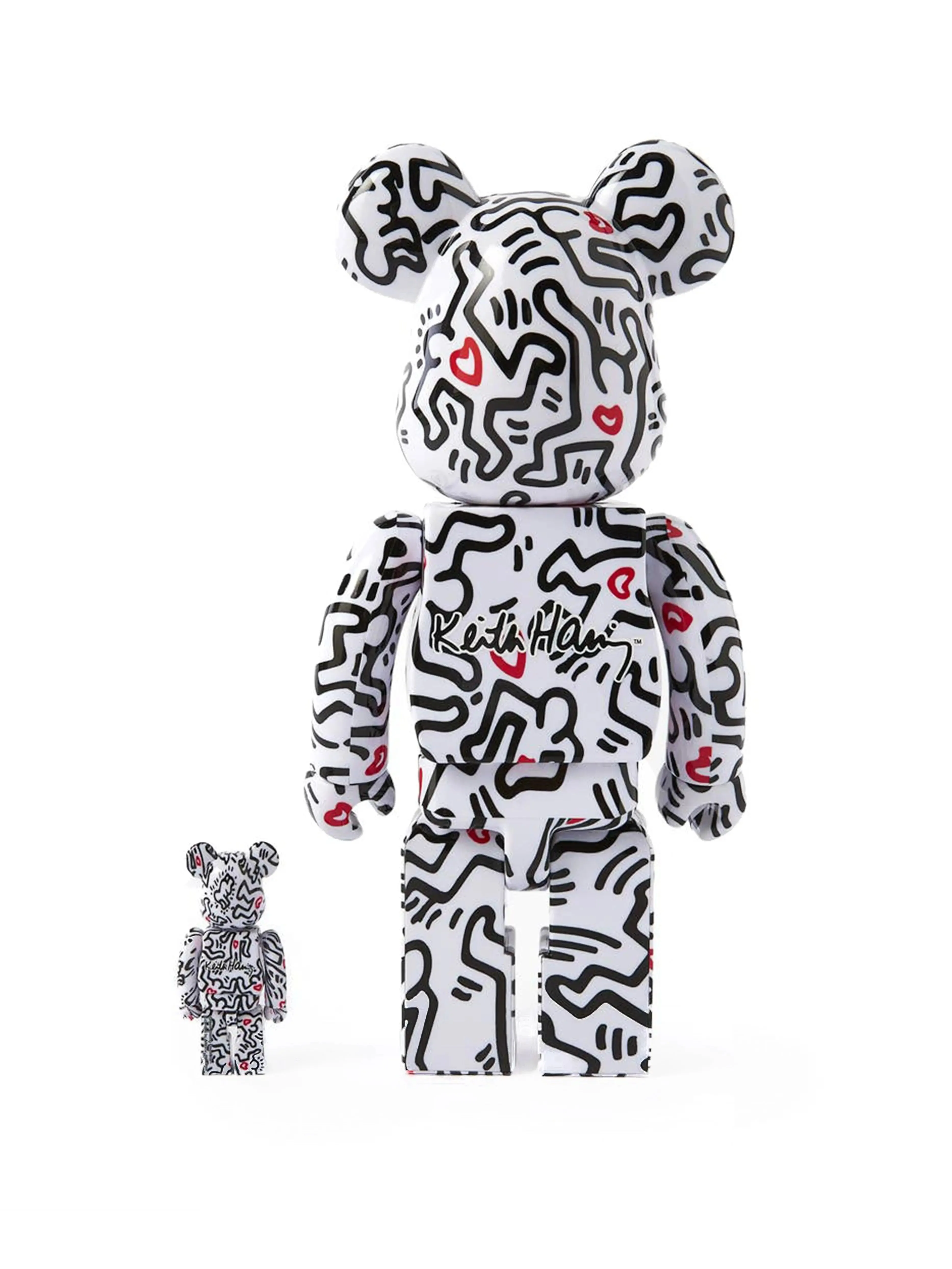 Medicom Toy Be@rbrick Keith Haring #8 100% & 400% Set