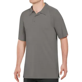 Men's Red Kap Short Sleeve Performance Knit Flex Series Men's Active Polo SK92 - Grey