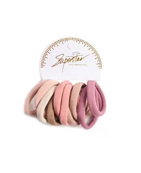 Nude Medium Elastic Hair Ties