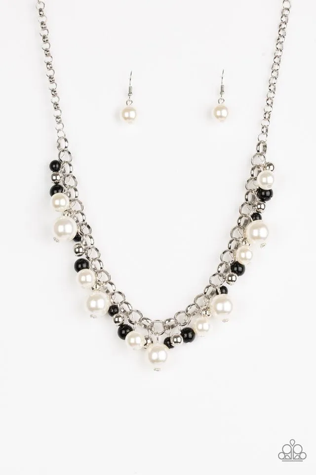 Paparazzi Accessories - The Upstater #N323 #L - Black Necklace