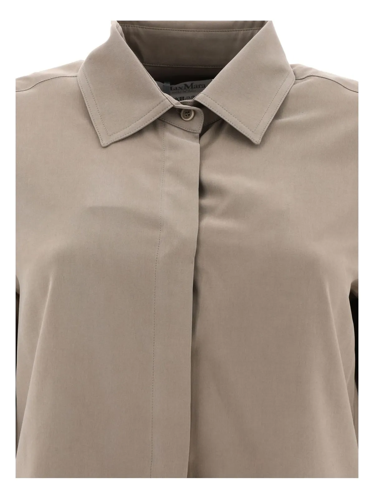 "CANDIA" CLASSIC SILK CANVAS SHIRT