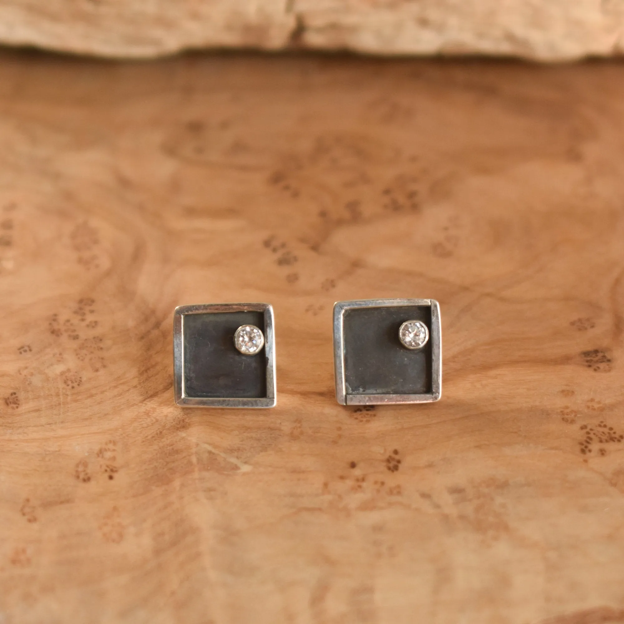 READY TO SHIP - Sterling Silver Posts - Choose Your Gemstone - Amethyst - Citrine - Garnet Studs