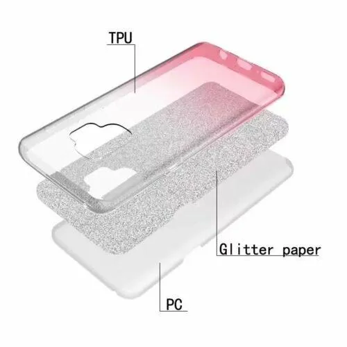 Samsung Hybrid Glitter Sparkle TPU Case Cover