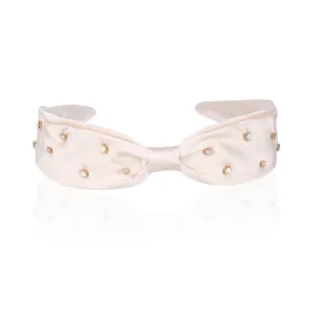 SATIN STUD HAIRBAND