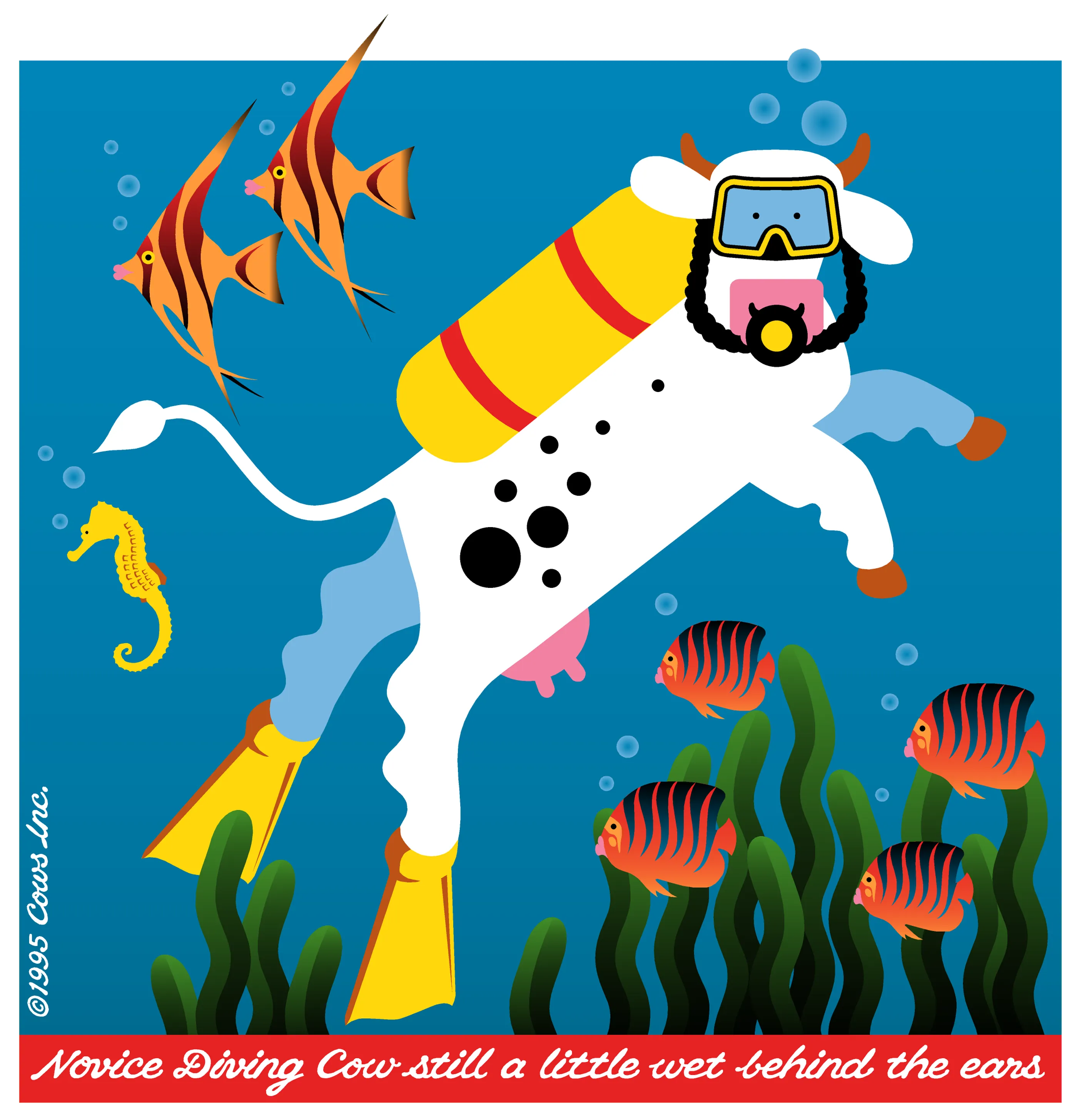 Scuba Dive COWS Classic T