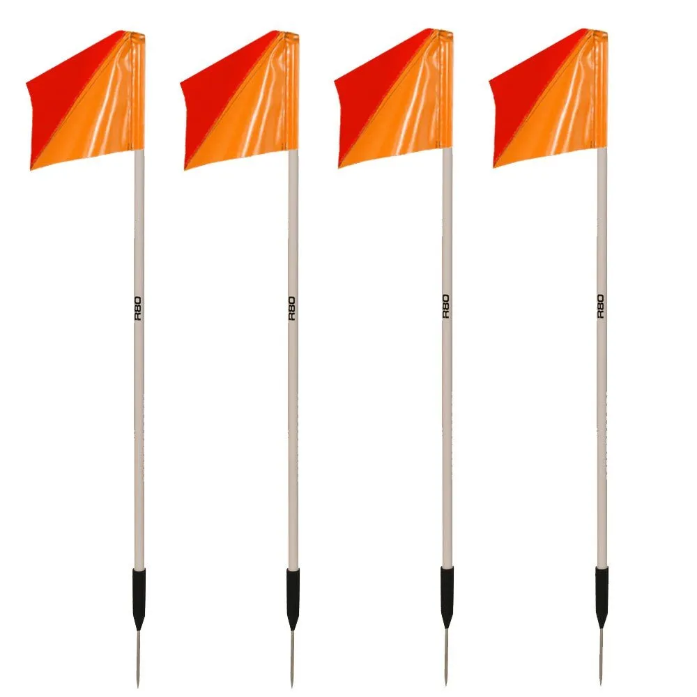 Sideline Pole with Club Colours Flag Sets