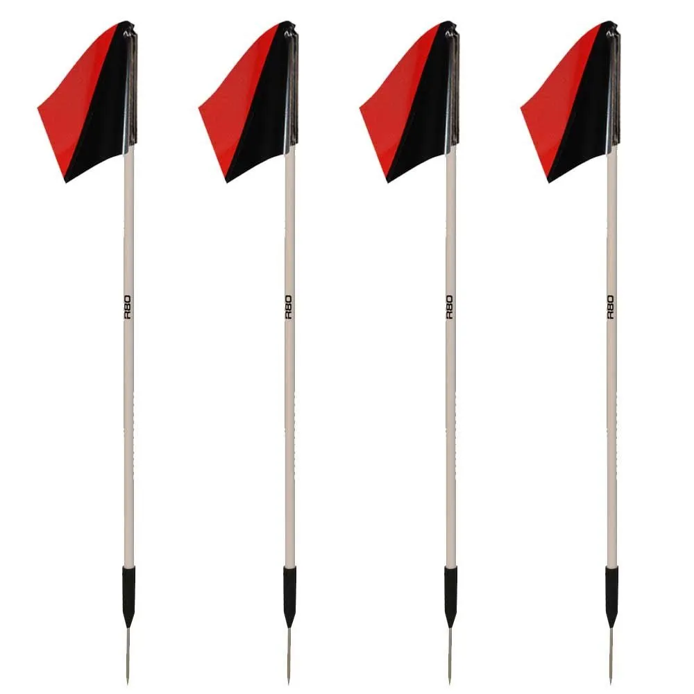 Sideline Pole with Club Colours Flag Sets