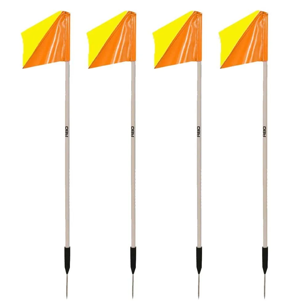 Sideline Pole with Club Colours Flag Sets