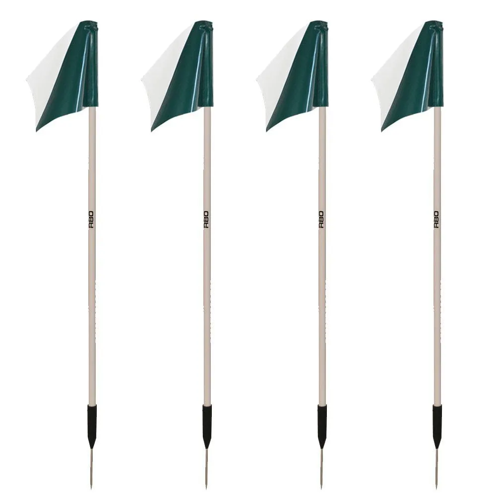 Sideline Pole with Club Colours Flag Sets