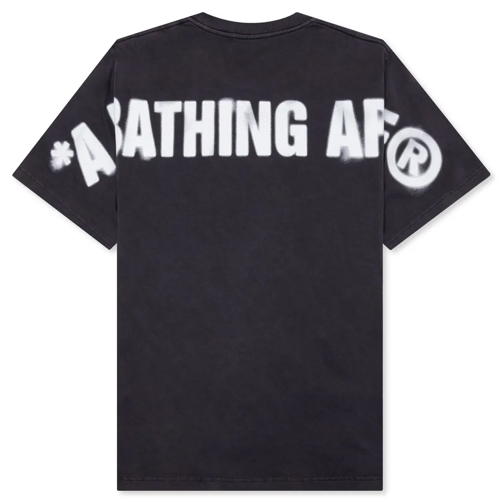 Spray Ape Head Tee - Black