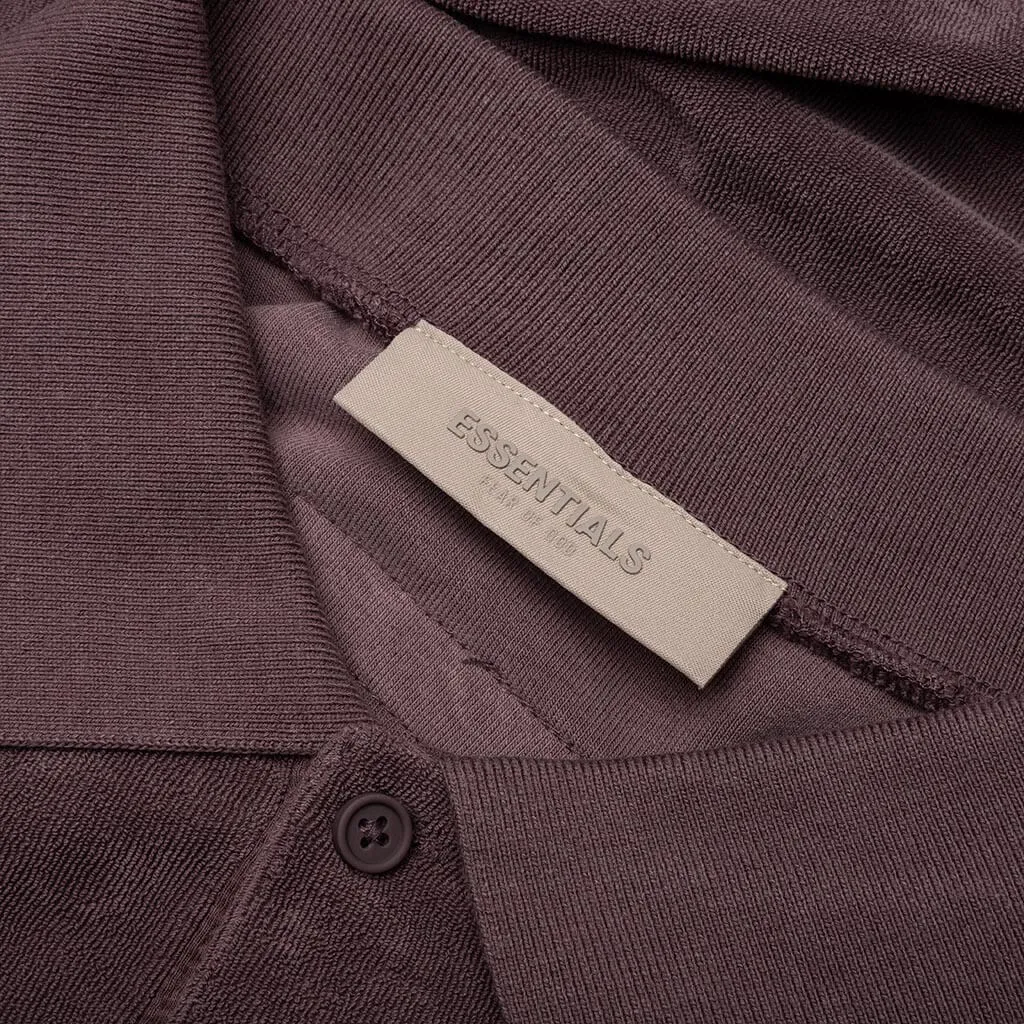 S/S Polo - Plum