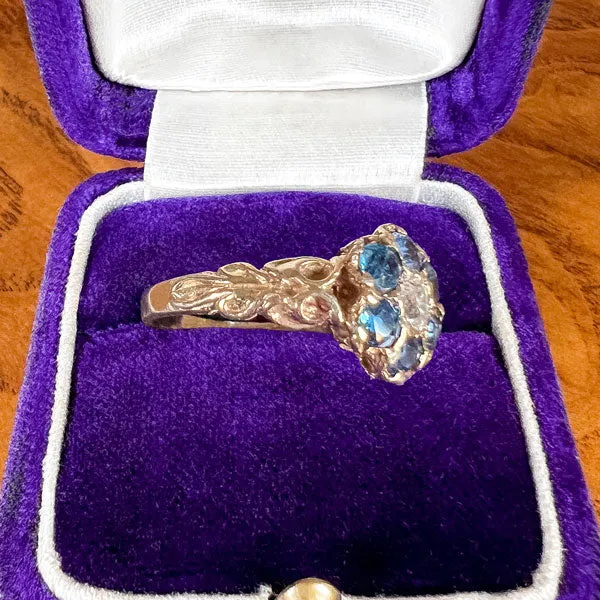 Victorian Diamond & Sapphire Ring