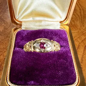 Victorian Ruby & Diamond Ring