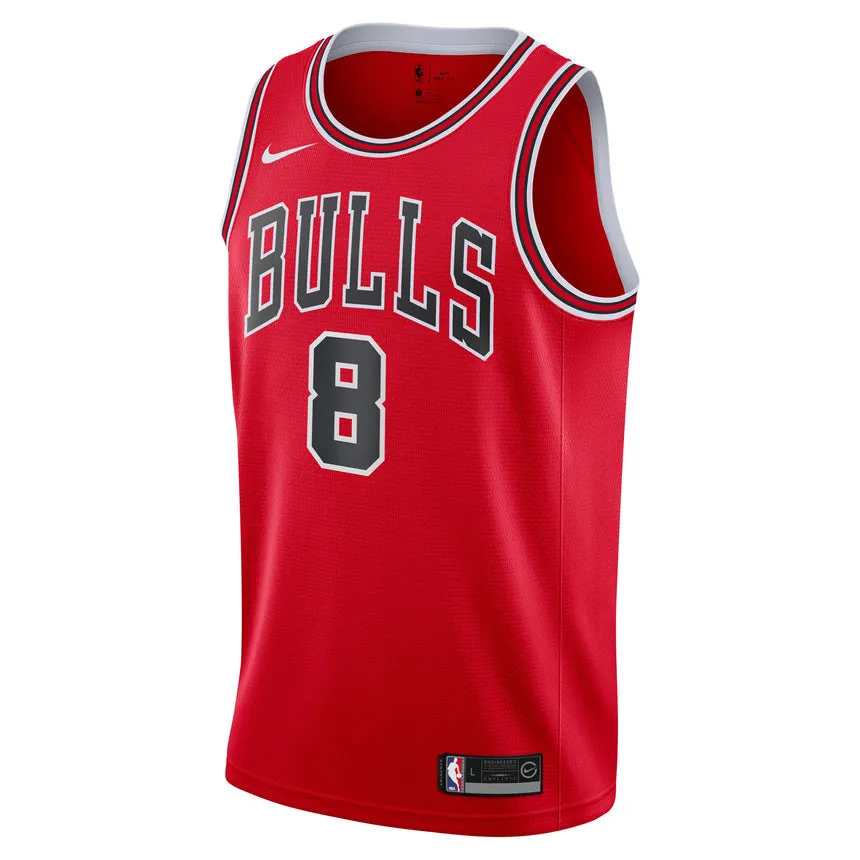 Youth Chicago Bulls Zach Lavine Red Swingman Icon Jersey