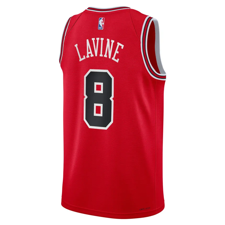 Youth Chicago Bulls Zach Lavine Red Swingman Icon Jersey