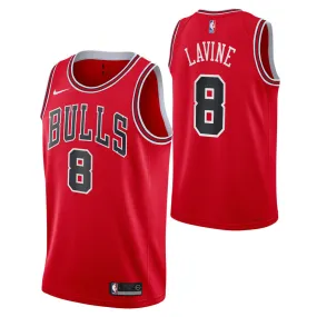 Youth Chicago Bulls Zach Lavine Red Swingman Icon Jersey